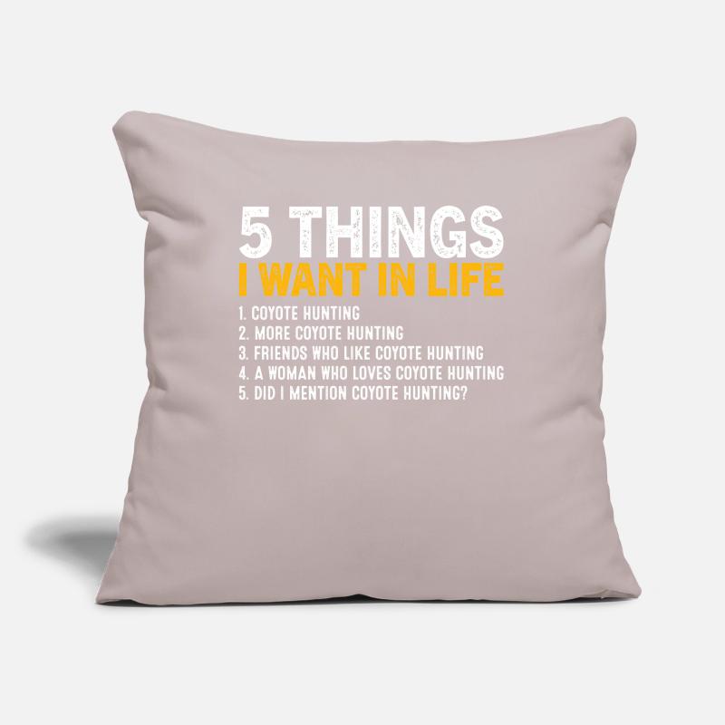 Coyote Hunter Yote Sofa pillowcase 17,3'' x 17,3'' (45 x 45 cm)