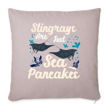 Stingrays Are Just Sea Pancakes Stingrays Are Sea - Sofakissenbezug 45 x 45 cm - helles Taupe - Vorne