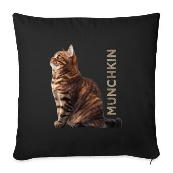 Munchkin - Sofakissenbezug 45 x 45 cm - Schwarz - Vorne