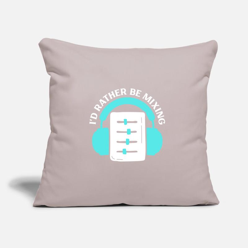I'd Rather Mix - Sound Engineer Sofa pillowcase 17,3'' x 17,3'' (45 x 45 cm)