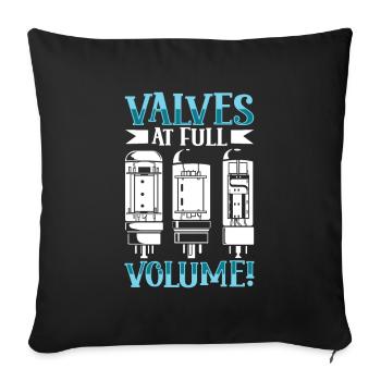 Tubes à plein volume - Tubes à vide - Housse de coussin décorative 45 x 45 cm - noir - Devant