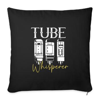 Tube Whisperer - Tubes à vide - Housse de coussin décorative 45 x 45 cm - noir - Devant