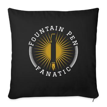 Fountain Pen Fanatic Füllfederhalter - Sofa pillowcase 17,3'' x 17,3'' (45 x 45 cm) - black - Front