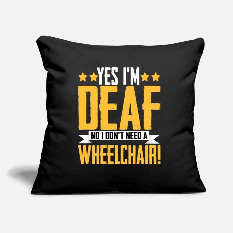 Deaf Pride ASL Sofa pillowcase 17,3'' x 17,3'' (45 x 45 cm)