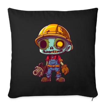 Pipe fitters Halloween - Sofa pillowcase 17,3'' x 17,3'' (45 x 45 cm) - black - Front