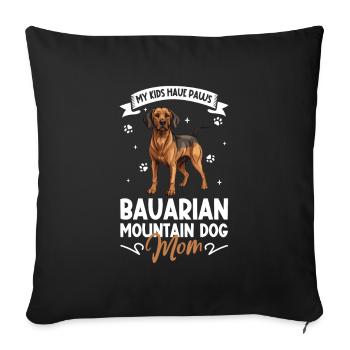 Bavarian Mountain Scent Hound Mama - Sofa pillowcase 17,3'' x 17,3'' (45 x 45 cm) - black - Front