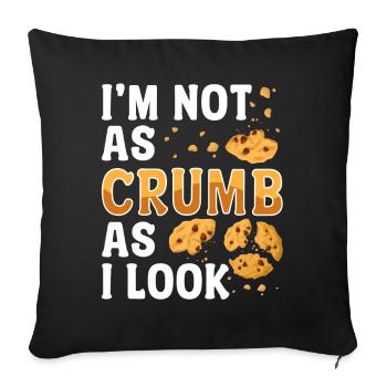 Machine à pain pour la cuisson du pain - Housse de coussin décorative 45 x 45 cm - noir - Devant