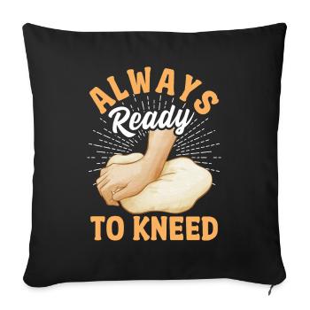 Bread Baking Bread Maker - Sofa pillowcase 17,3'' x 17,3'' (45 x 45 cm) - black - Front