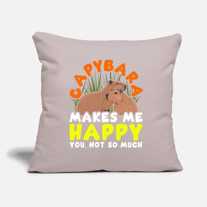 Capybara Capy Sofa pillowcase 17,3'' x 17,3'' (45 x 45 cm)