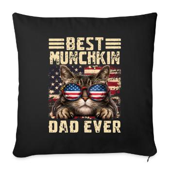 Munchkin Papa - Sofakissenbezug 45 x 45 cm - Schwarz - Vorne