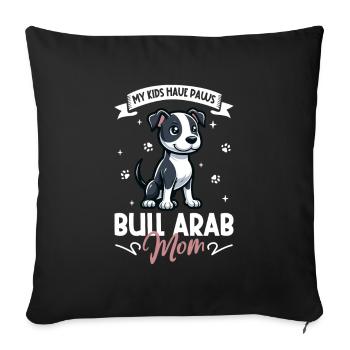 Bull Arab Mama - Sofakissenbezug 45 x 45 cm - Schwarz - Vorne