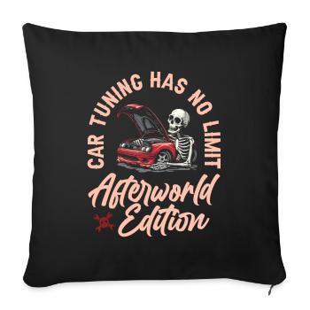 Screwdriver Tuning Tuner Skeleton - Sofa pillowcase 17,3'' x 17,3'' (45 x 45 cm) - black - Front