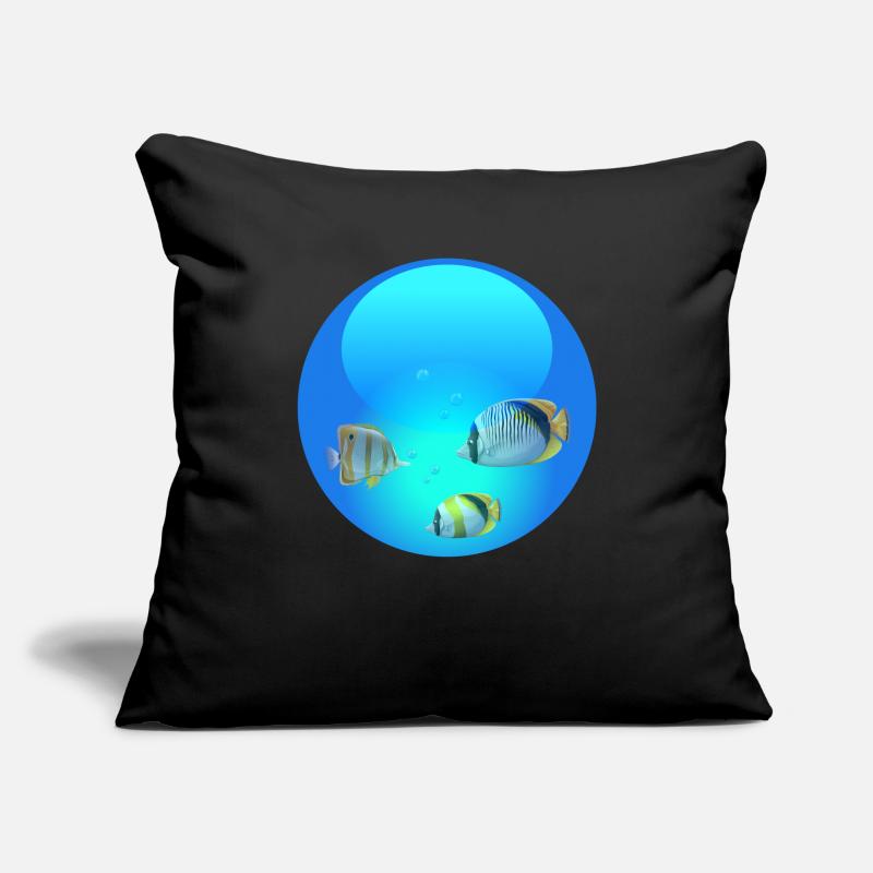 Frutiger Aero Aesthetic Tech Puffer Fish Sofa pillowcase 17,3'' x 17,3'' (45 x 45 cm)