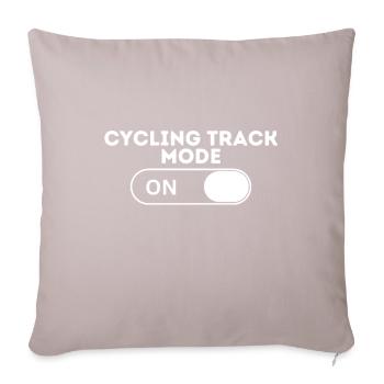 Radweg-Modus - Sofakissenbezug 45 x 45 cm - helles Taupe - Vorne