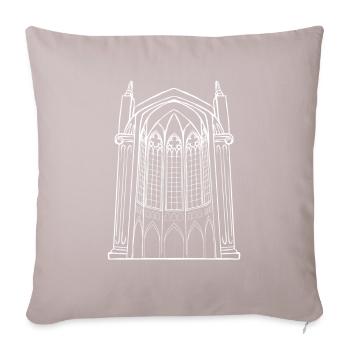 Church Gothic Gothic Architecture - Sofa pillowcase 17,3'' x 17,3'' (45 x 45 cm) - light taupe - Front