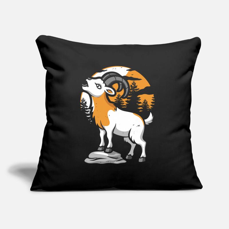 Ziege Moon Howling Sofakissenbezug 45 x 45 cm