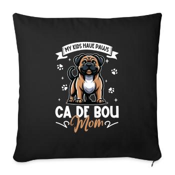 Ca de Bou Mama - Sofakissenbezug 45 x 45 cm - Schwarz - Vorne