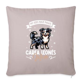 Carea Leoné's mom - Sofa pillowcase 17,3'' x 17,3'' (45 x 45 cm) - light taupe - Front