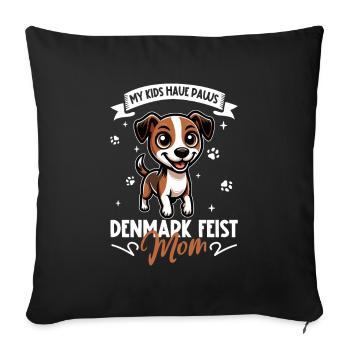 Denmark Feist Mama - Sofakissenbezug 45 x 45 cm - Schwarz - Vorne