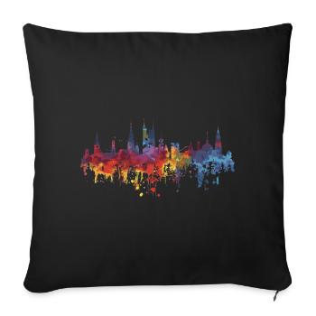 Salzgitter - Sofakissenbezug 45 x 45 cm - Schwarz - Vorne