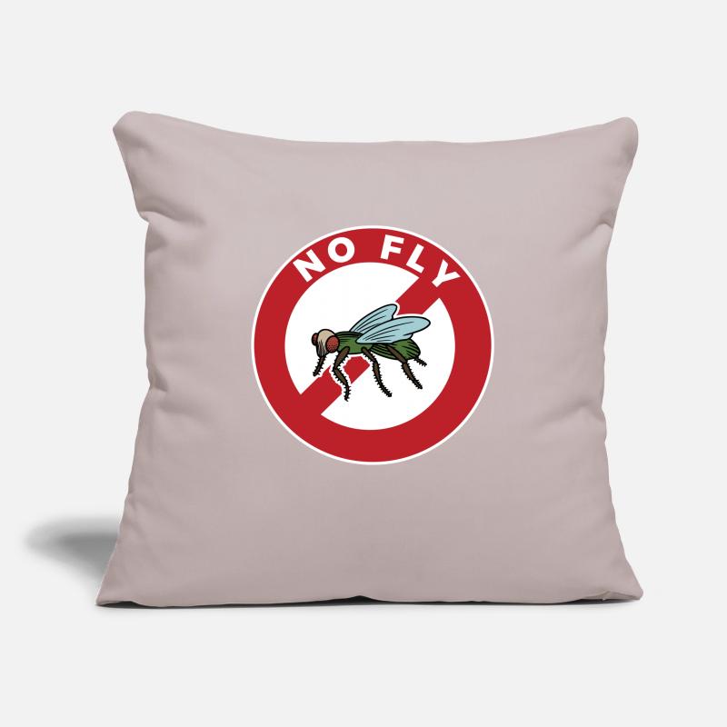 Pas de mouche Mouche Insecte Mouche Housse de coussin décorative 45 x 45 cm