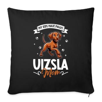 Magyar Vizsla Mama - Sofa pillowcase 17,3'' x 17,3'' (45 x 45 cm) - black - Front