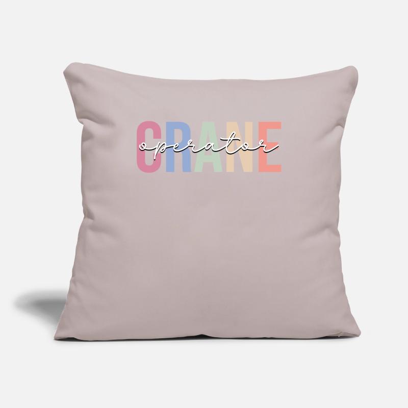 Crane operator Crane operator Construction HEO Sofa pillowcase 17,3'' x 17,3'' (45 x 45 cm)
