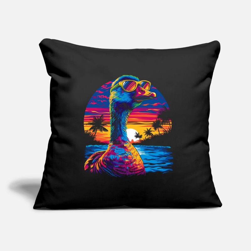 Goose Duck Sunglasses Popart Sofa pillowcase 17,3'' x 17,3'' (45 x 45 cm)