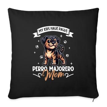 Majorero Canario Maman - Housse de coussin décorative 45 x 45 cm - noir - Devant