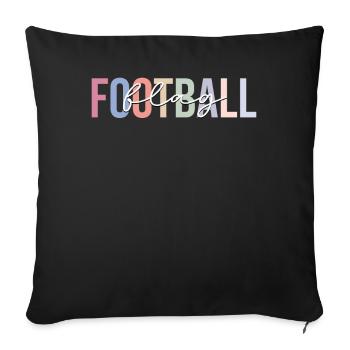 Flag Football Coach Team Trainer - Sofa pillowcase 17,3'' x 17,3'' (45 x 45 cm) - black - Front