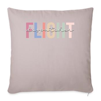 Flight Dispatcher Aviation - Sofa pillowcase 17,3'' x 17,3'' (45 x 45 cm) - light taupe - Front