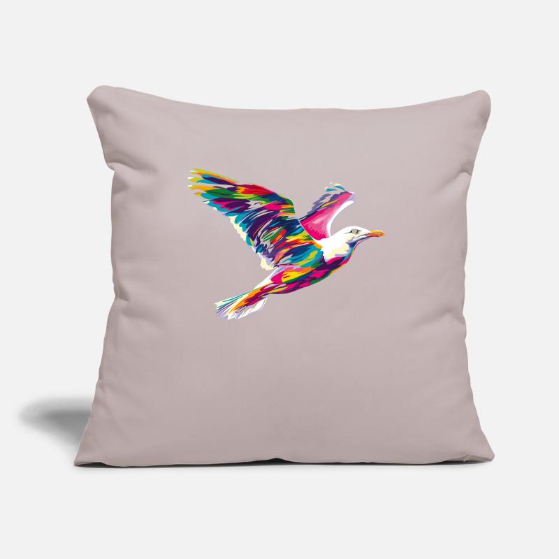 Seemöwe Möwe Seevogel Popart Sofakissenbezug 45 x 45 cm