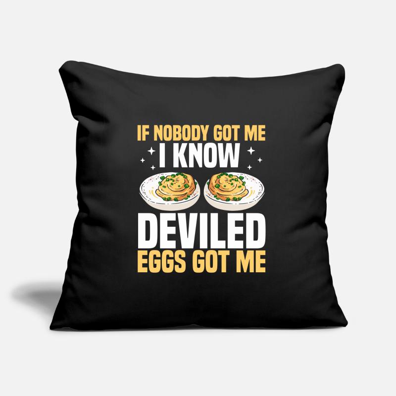 Stuffed eggs Sofa pillowcase 17,3'' x 17,3'' (45 x 45 cm)