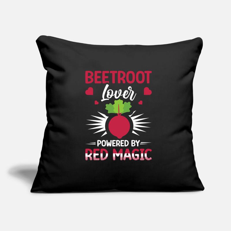 Beetroot Lover Powered By Red Magic Sofa pillowcase 17,3'' x 17,3'' (45 x 45 cm)