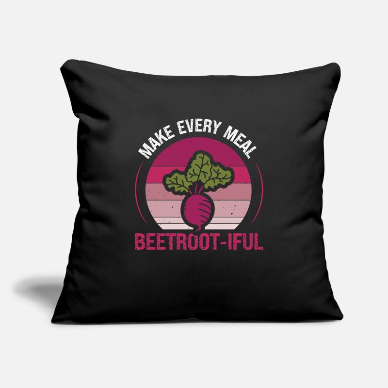 Beetroot Vegetable Turnips Gardener Beetroot Iful Sofa pillowcase 17,3'' x 17,3'' (45 x 45 cm)