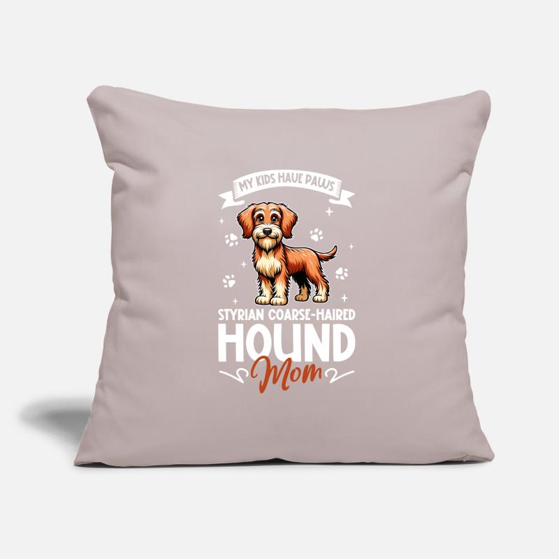 Styrian Rough-haired Hound Mama Sofa pillowcase 17,3'' x 17,3'' (45 x 45 cm)