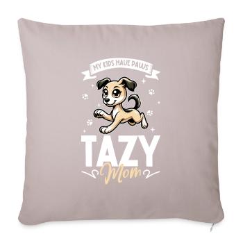 Central Asian Tazi Mom - Sofa pillowcase 17,3'' x 17,3'' (45 x 45 cm) - light taupe - Front