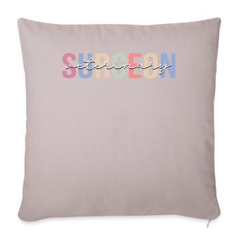 Veterinarian Surgeon Vet Tech - Sofa pillowcase 17,3'' x 17,3'' (45 x 45 cm) - light taupe - Front