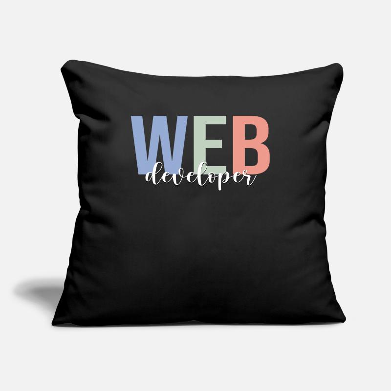 Web Developer Coding Programmer Programming Sofa pillowcase 17,3'' x 17,3'' (45 x 45 cm)