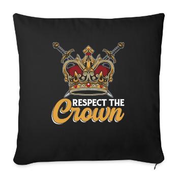 Knights' Festival - Sofa pillowcase 17,3'' x 17,3'' (45 x 45 cm) - black - Front