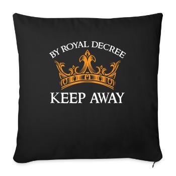 Festival des Chevaliers - Housse de coussin décorative 45 x 45 cm - noir - Devant