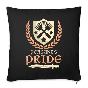 Festival des Chevaliers - Housse de coussin décorative 45 x 45 cm - noir - Devant