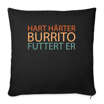 Burrito - Sofa pillowcase 17,3'' x 17,3'' (45 x 45 cm) - black - Front