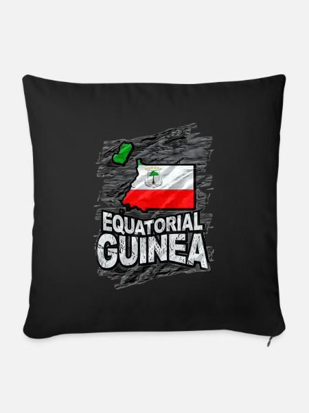 Guinea - Sofakissenbezug 45 x 45 cm - Schwarz