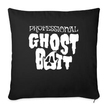 Professional Ghost Bait Halloween - Sofa pillowcase 17,3'' x 17,3'' (45 x 45 cm) - black - Front