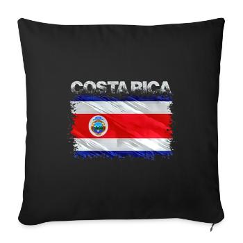 Costa Rica - Sofakissenbezug 45 x 45 cm - Schwarz - Vorne