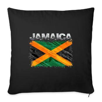 Jamaïque - Housse de coussin décorative 45 x 45 cm - noir - Devant