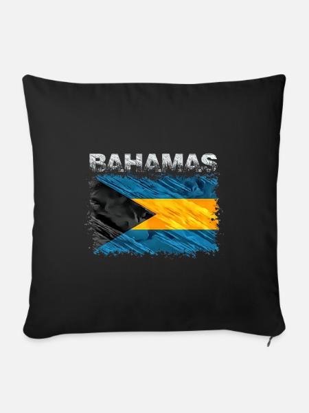Bahamas - Sofakissenbezug 45 x 45 cm - Schwarz