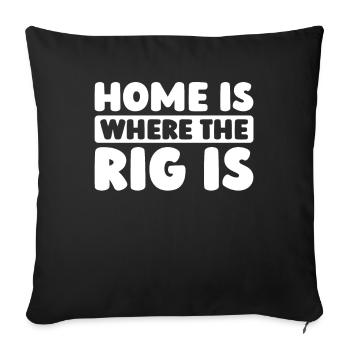 Sim Racing - Sofa pillowcase 17,3'' x 17,3'' (45 x 45 cm) - black - Front