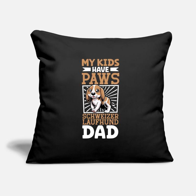 Swiss Hound Dad Sofa pillowcase 17,3'' x 17,3'' (45 x 45 cm)